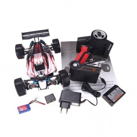 Buggy WL Toys A959 1/18 - RTR (ROJO)