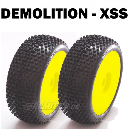 SP08900 - Buggy 1/8 Tires - DEMOLITION - Super Soft x4 pcs
