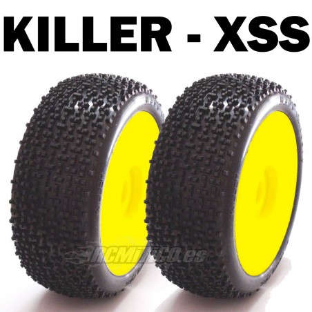 SP08800 - Buggy 1/8 Tires - KILLER - Super Soft x4 pcs.