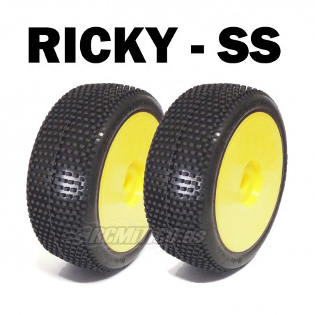 SP09210 - Buggy 1/8 Tires - RICKY - Soft x2 pcs