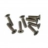 Titanschrauben M4x15mm Senkkopf Mugen x8 Stk.