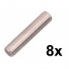 Stift 2x9.8mm für Gelenkstück Mugen x8 Stk.