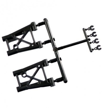 TRAPECIO INFERIOR TRASERO MTX-6R MUGEN (2u.)