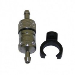 Ultimate Racing Silver fuel filter with Holder