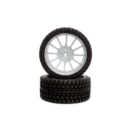 1/10 Radial 26mm SPORT Black Wheel 6 Spoke x4 pcs