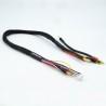 Cable de carga 2x2S 60 cm con conectores 4 y 5 mm