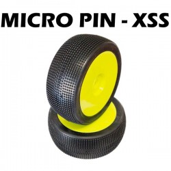 SP09300 - Buggy 1/8 Tires - Micro PIn - Super Soft x4 pcs