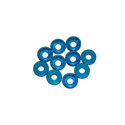 Aluminum M3 washer Blue x10 pcs