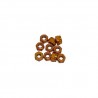 4 mm Aluminum Nylon nut Golden x10 pcs