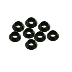 3mm Aluminum Cap Head Washer Black x8 pcs