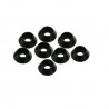 3mm Aluminum Cap Head Washer Black x8 pcs
