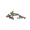 Tornillo avellanado M2x10 mm x10 uds.