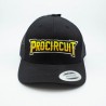 Procircuit genuine Snapback Retro Trucker cap Black