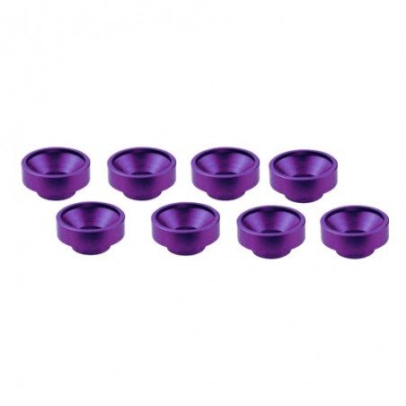 M3 Aluminum Servo Washer Purple x8 pcs