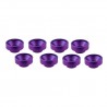 M3 Aluminum Servo Washer Purple x8 pcs