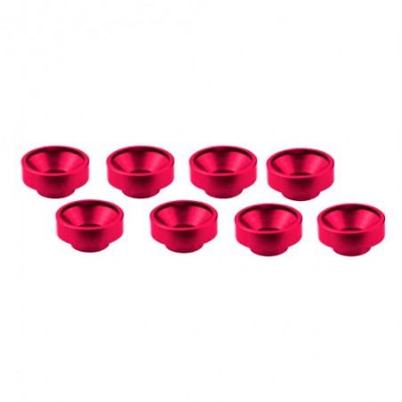 Arandelas Aluminio Rosa para Servo x8 uds.