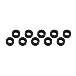Aluminum Shim 3x6x2 mm Black x10 pcs