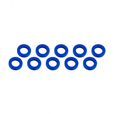 Aluminum Shim 3x6x2 mm Blue x10 pcs