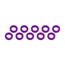 Aluminum Shim 3x6x1 mm Purple x10 pcs