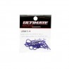Clips de carroceria 1/10 Azul x8 uds.
