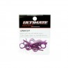 Body clips 1/8 Pruple L + R x8 pcs