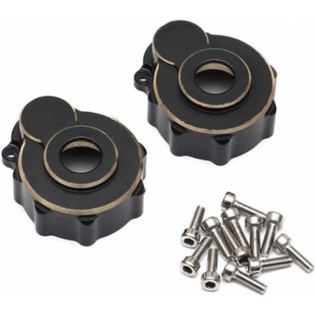 Traxxas TRX-4 brass portal cover