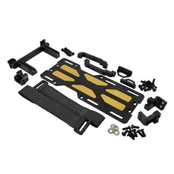 Kit montaje servo delantero + bandeja bateria Bronce Traxxas TRX-4