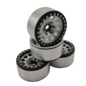 Llantas crawler 1.9" beadlock M105 - Blanco/Negro