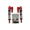 1/10 Crawler shocks Piggy Back 110mm Red x2 pcs