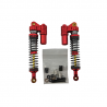 Amortiguadores Piggy Back Crawler 110mm - Rojo x2 uds.