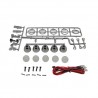 Kit luces led techo redondo 115mm Crawler 1/10 - Silver