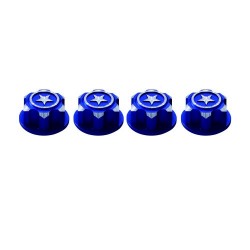 Tuercas de rueda ciegas 17mm Traxxas Azul x4 uds.