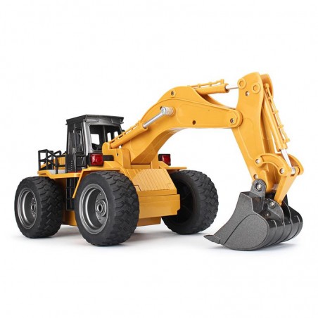 Excavadora 1/18 6 canales 2.4Ghz Huina 1530