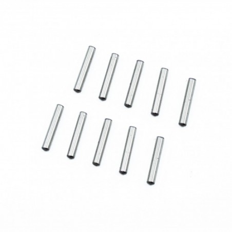 Pin shaft 2.5x14.8mm Chrome Steel Set x10 pcs