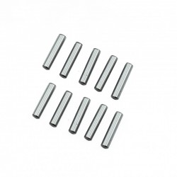 Pin shaft 3x13.8mm Chrome Steel Set x10 pcs