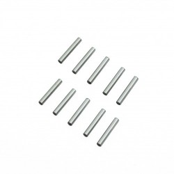 Pin shaft 2.5x15.8mm Chrome Steel Set x10 pcs