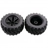 Ruedas para Monster Truck 1/10 Negras HNRH98086 x2 uds.