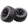 Ruedas para Monster Truck 1/10 Negras HNRH98086 x2 uds.