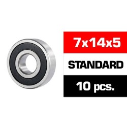 Ballbearing SET "HS" 7x14x5 mm Ultimate Racing 10 pcs