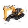 Excavadora HUINA 1350 1/14 15 canales
