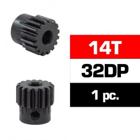 14T HSS Steel pinion gear 32DP 5mm shaft