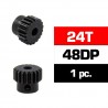 24T HSS Steel pinion gear 48DP 3.17mm shaft