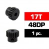 17T HSS Steel pinion gear 48DP 3.17mm shaft