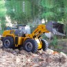 Bulldozer Retroexcavadora Metalica 1/14 Huina 1583 10ch