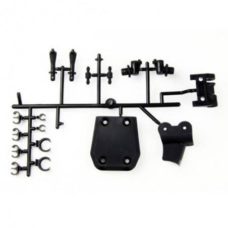 Body post skid plate and fuel tank post  Monster Truck 1/8