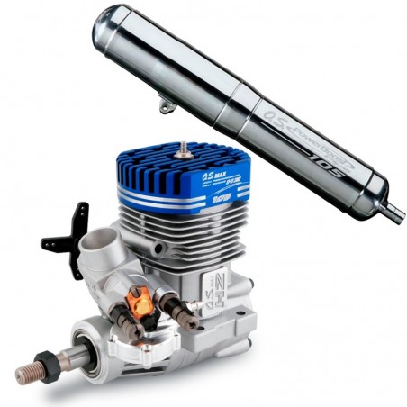 Combo Motor OS Max 105HZ-R Helicoptero 2T Escape Power Boost 105