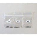 Set arandelas 10x12mm 0.1 - 0.2 - 0.3 - Mugen x10 uds. cada