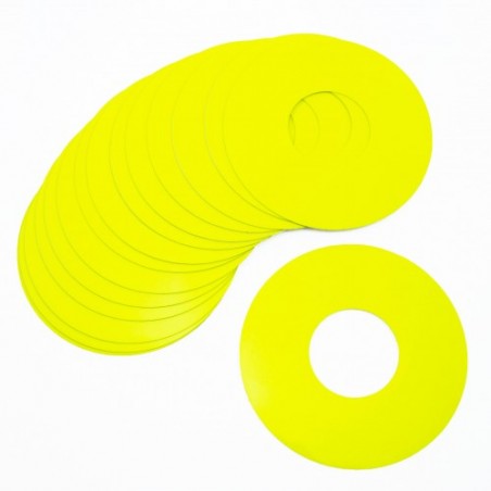 1/8 Buggy wheels vinyl sticker Fluor Yellow 1/8 Buggy x20 pcs.