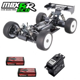 Combo Mugen MBX8R ECO + Shortys 7.6v + Servo SRT BH9027